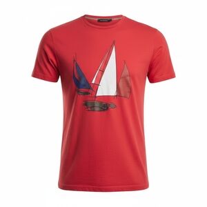 Bugatchi Nautical T Shirt Mens LG